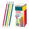 Карандаш чернографитный BRAUBERG, 1 шт., "Fluor", НВ, с ластиком, корпус неоновый ассорти, заточенный, 180613 - фото 16495048
