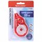 Корректирующая лента BRAUBERG MAXI PLUS, 5 мм х 25 м, механизм перемотки, корпус красный, блистер, 272501 - фото 16495144