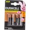 Аккумуляторные батарейки Duracell HR03-4BL, 850мАч - фото 16553931
