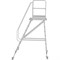 Передвижная односторонняя лестница-подмости НОВАЯ ВЫСОТА NV 5510 - фото 16557709