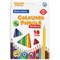 Карандаши цветные BRAUBERG PREMIUM, 18 цветов, трехгранные, грифель 3 мм, 181662 - фото 16562585