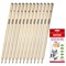 Карандаши чернографитные чертежные школьные разной твердости НАБОР 12 штук 2H-2B, ПИФАГОР, 181883 - фото 16562615