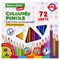 Карандаши цветные BRAUBERG KIDS NEW, 72 цвета, трехгранные, грифель 3 мм, 182005 - фото 16562631