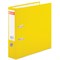 Папка-регистратор, покрытие пластик, 75 мм, ПРОЧНАЯ, с уголком, BRAUBERG, желтая, 226599 - фото 16562983