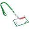 Бейдж школьника горизонтальный (55х90 мм), на ленте со съемным клипом, ЗЕЛЕНЫЙ, BRAUBERG, 235763 - фото 16563240