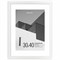 Рамка 30х40 см с паспарту 21х30 см небьющаяся, багет 20 мм, пластик, BRAUBERG "New Age", белая, 391278 - фото 16565665