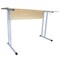 Стол-парта 2-местный регулируемый "Умник", 1200х500х640-760 мм, рост 4-6, серый каркас, ЛДСП клён - фото 16566692