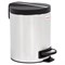Ведро мусорное с педалью 5 литров "Modern", МАТОВОЕ, нержавеющая сталь, со съемным внутренним ведром, LAIMA, 606301 - фото 16567310