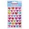 Наклейки гелевые "Сердца", многоразовые, с блестками, 10х15 см, ЮНЛАНДИЯ, 661830 - фото 16568470