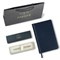 Ручка шариковая PARKER "Jotter Core Stainless Steel GT", ежедневник А5 синий, пакет, 880889 - фото 16569067