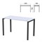Стол на металлокаркасе "Арго", 1200х600х760 мм, серый (КОМПЛЕКТ) - фото 16569225