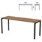 Стол на металлокаркасе "Арго", 1800х600х760 мм, орех (КОМПЛЕКТ) - фото 16569233