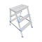 Двусторонняя алюминиевая стремянка LadderBel STR2-AL-3EP - фото 16581035