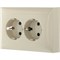 Прямая двойная розетка LK Studio 863701-1 - фото 16581566