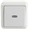 Одноклавишный выключатель Кунцево-Электро ОПТИМА А110-386 - фото 16633352
