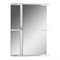 Правый шкаф-зеркало Айсберг Норма 2-50 - фото 16636839