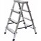 Алюминиевая двухсторонняя стремянка SMARTY Alpha Duo - фото 16638364