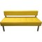 Трехместная секция дивана Мягкий Офис желтая - фото 16653290