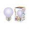 Декоративная светодиодная лампа Volpe LED-G45-1W/RGB/E27/FR/С - фото 16665532