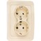Двухместная розетка UNIVERSAL Валери - фото 16674620