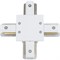 Х-образный однофазный соединитель для шинопроводов Volpe R41 WHITE 1 POLYBAG UBX-Q123 - фото 16680907