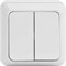 Двухклавишный выключатель Jilion 9533412 - фото 16695003