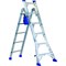 Двухсторонняя многопозиционная стремянка Svelt hybrid 6 ступеней - фото 16733095