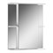Левый шкаф-зеркало Айсберг Норма 2-55 - фото 16737456