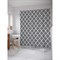 Шторка-занавеска для ванной JoyArty Ахроматический орнамент - фото 16738510