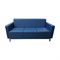 Трехместный диван Мягкий Офис синий - фото 16739595