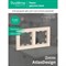 Универсальная двухпостовая рамка Systeme Electric ATLASDESIGN - фото 16755891