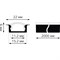Врезной профиль для ленты LED GAUSS BT414 - фото 16772404
