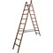 Универсальная двухсекционная диэлектрическая лестница-стремянка Диэлектрик ССД-У 2х9 - фото 16789006