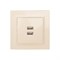 Двухместная usb розетка EKF Минск - фото 16798111