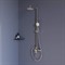 Душевая стойка RGW SP-24-S сатин, головной душ/смеситель (ручной душ, шланг 1,5 м.) - фото 16807431