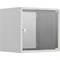Настенный телекоммуникационный шкаф NTSS LIME 9U 550x450x500мм, 2 профиля 19, дверь стеклянная, боковые стенки несъемные, разобранный, серый - фото 16839252