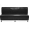 Трехместная секция дивана Мягкий Офис черная - фото 16842994