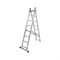 Комбинированная двухсекционная лестница ForceKraft fk-bl-e208 - фото 16867956