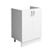 Тумба SANTREK 60*60 цвет белый (2 дверцы) (ЛДСП) - фото 16886851