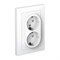 Двухместная розетка Systeme Electric ATLAS DESIGN - фото 16903600