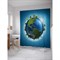 Шторка-занавеска для ванной JoyArty Биосфера - фото 16922158