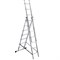 Алюминиевая трехсекционная лестница Perilla 411307 - фото 16929964