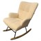 Кресло-качалка BRABIX "Rock LC-310", фактурная ткань букле (экомех), кремовое, 533150 - фото 16959742