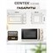 Микроволновая свч печь Centek CT-1571 Beige - фото 16976148