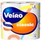 Бумага туалетная бытовая, спайка 4 шт., 2-слойная (4х15 м), VEIRO Classic (Вейро), белая, 5с24 - фото 17000762