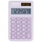Калькулятор карманный CROMEX CX-210N-LV (96х62 мм), 8 разрядов, двойное питание, сиреневый, 273836 - фото 17000942