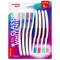 Зубная щетка жесткая CLASSIC WHITENING, безопасное отбеливание, КОМПЛЕКТ 8 шт., LAIMA DENT, 609315 - фото 17001265