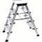 Двусторонняя складная стремянка KRAUSE TREPPO 2x4 - фото 17047142
