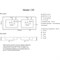 Двойная прямоугольная полувстраиваемая раковина для ванной uperwood Modul_120 см - фото 17059354