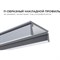 Накладной прямой алюминиевый профиль для светодиодной ленты Apeyron 08-01-01 - фото 17068810